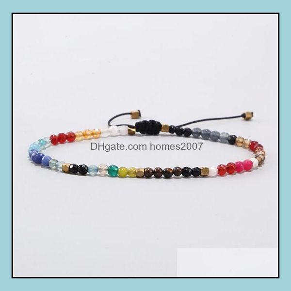 

m seven chain bracelet hollywood beaded bohemian handwear accessories for girls and women drop delivery 2021 beaded strands bracelets jewel, Black