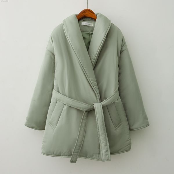 

2022 women winter jacket coat stylish thick warm fluff parka female water proof outerware coat new l220730, Black