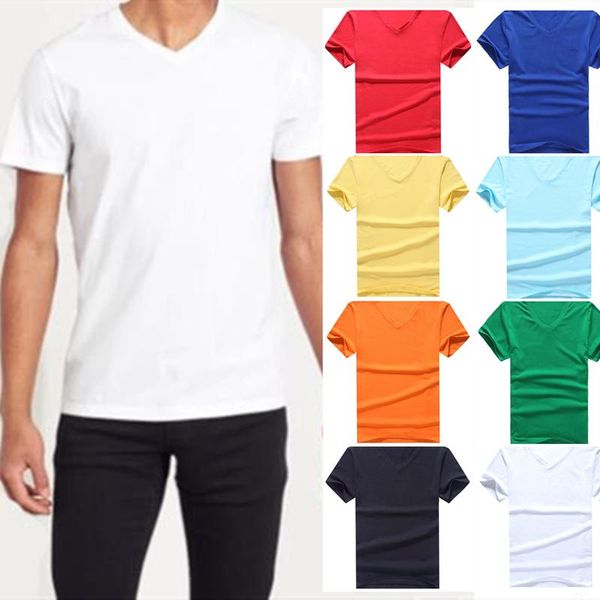 Camisetas de camisetas masculinas pequenos cavalos de cor pura de cor pura casual camiseta solta de manga curta camiseta de manga curta de manga curta