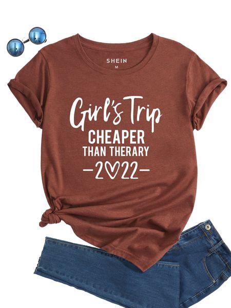 

slogan & heart print tee 736f#, White