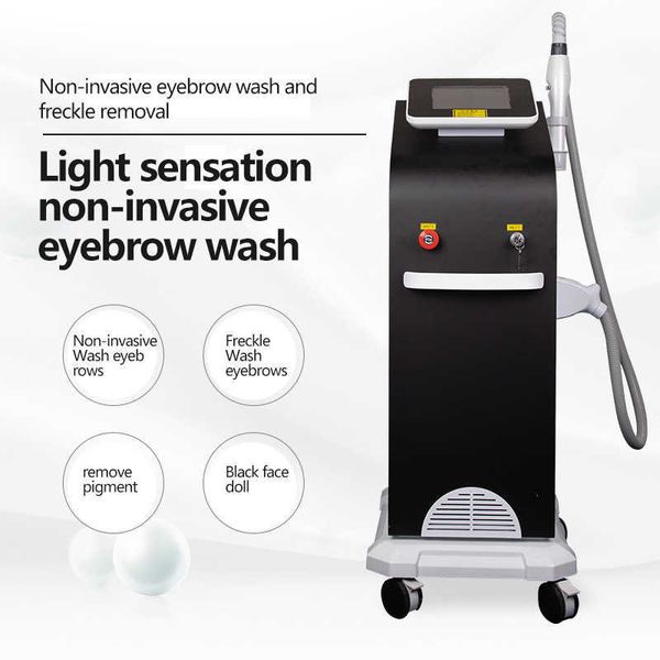 

2022 pico second laser tattoo removal laser picosecond eyebrow washing pigmentation treatment carbon doll, Black