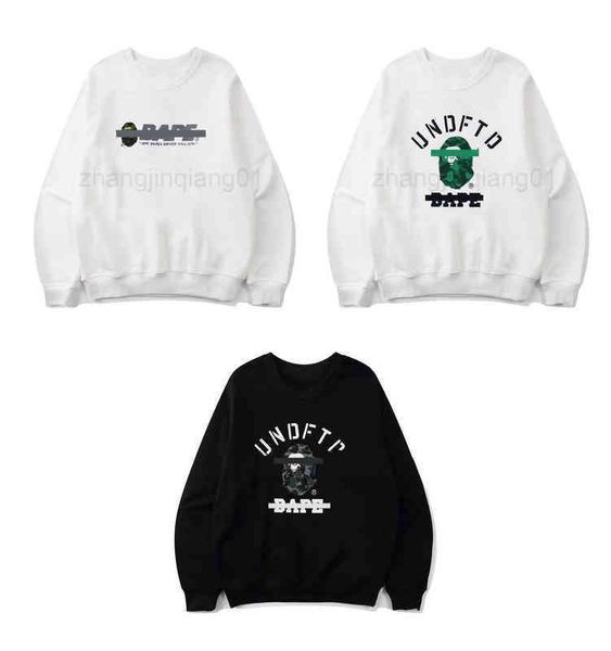 

designer man shark hoodie autumn winter new cotton fashion brands mens and woman europe and america personalized printing round neck jacket, Black
