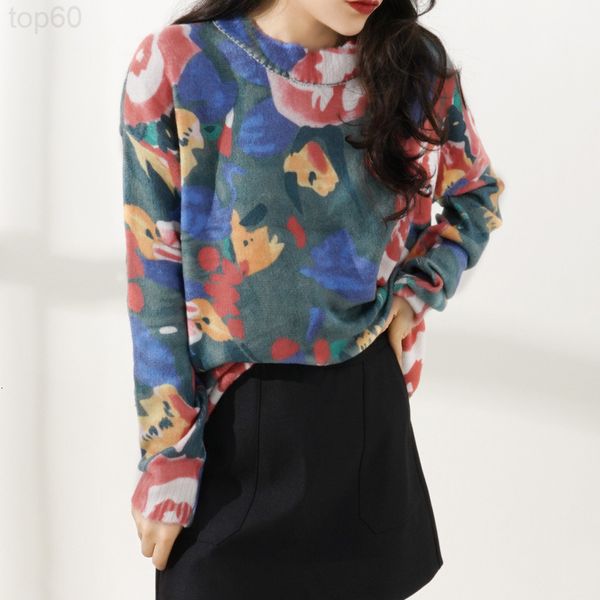 

women's sweaters designer []new autumn korean loose lazy style knitted foreign mohair pullover women's sweater x3wu, White;black