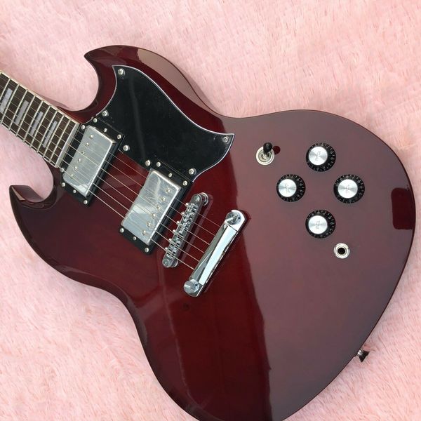 

guitar store standard high burgundy color electric guitar fast