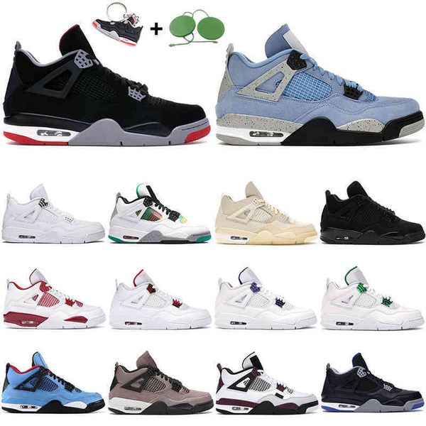 

basketball shoes men 4s 4 university blue black cat pure money cool grey royalty university red union guava lemon venom thunder mens