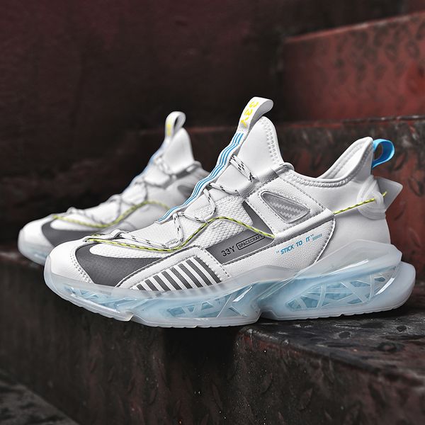 

wpa12921 men's shoes autumn new breathable mesh shoes youth sports light running shoes local boots online store yakuda training sneaker, White;red