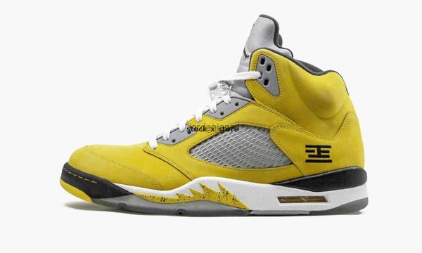 

jumpman 5 t23 vrsty mzanthrct-wlf gr basketball shoes outdoor sneaker sports with original box fast delivery portsmarket wfe, Black