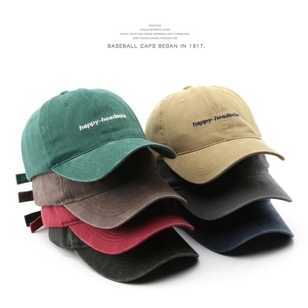 

sleckton retro embroidery baseball cap for men and women cotton casual hat fashion dad hats summer visor sun cap 220811, Blue;gray