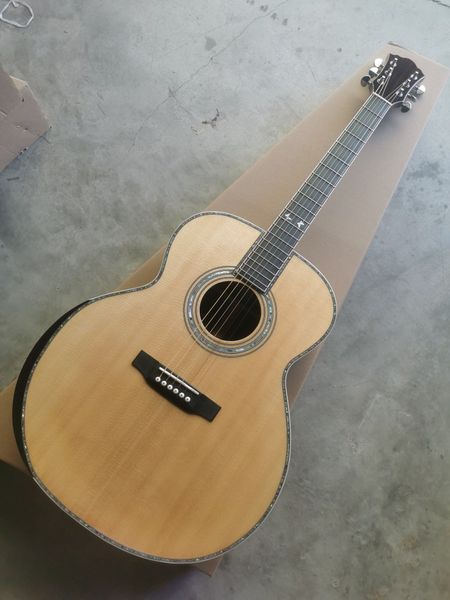 

43 inch solid wood j200 series acoustic guitar