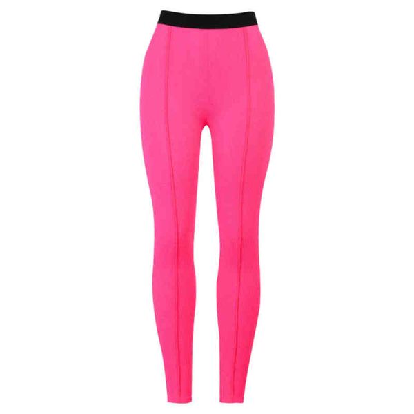 

women mid waist mesh lings sport pants elastic waistband body-shaping pants streetwear l220714, Black