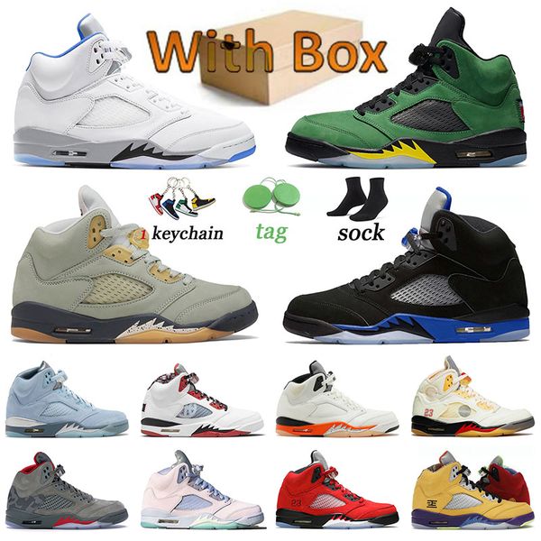 

trainers jumpman fashion 5 basketball shoes 5s sneakers green bean satin bred men sports jade horizon oreo easter camo racer blue fire red