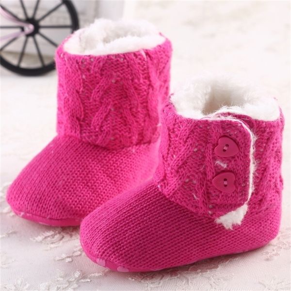 filles de haute qualité bébé bottes d'hiver bébé fille enfants premiers marcheurs enfant fille chaussures prix le plus bas LJ201214