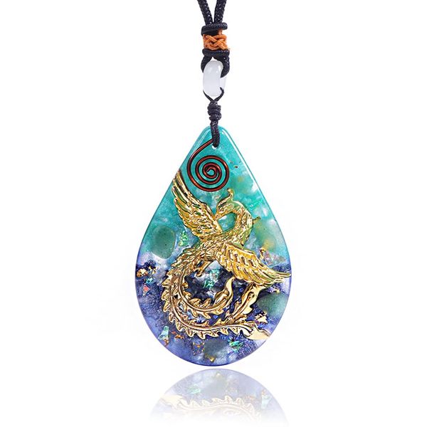 

pendant necklaces phoenix for women orgonite necklace energy amcgt, Silver