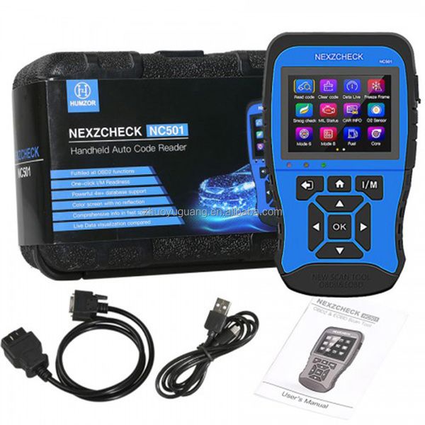 Forniture per fabbri HUMZOR NexzCheck NC501 per veicoli universali OBD2 EOBD Strumenti diagnostici per scanner automatico