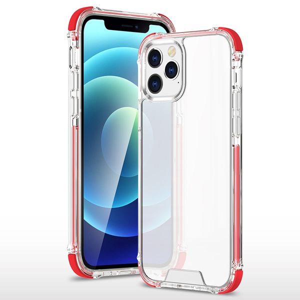 

clear phone cases for iphone 13 pro max 12 11 mini xsmax xr xs x new design transparent acrylic tpu shockproof samsung s22 plus ultra cellph