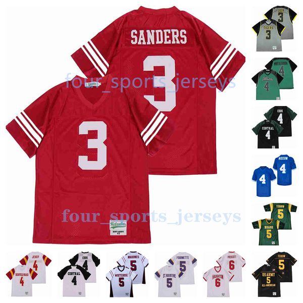 

movie version american football jerseys barry sanders drew lock colin kaepernick dalvin cook jerry jeudy moxon leonard fournette patrick mah, Black;red