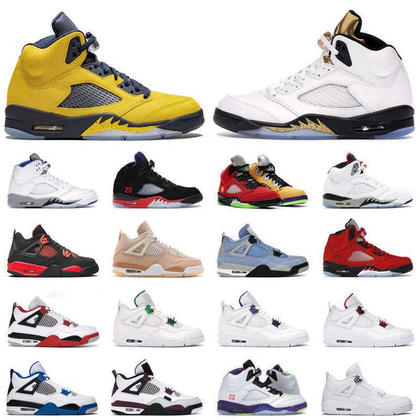 

mens basketball shoes 5s bluebird shattered backboard fire red 4s cactus jack desert moss men women trainers outdoor sports sneakers, Black