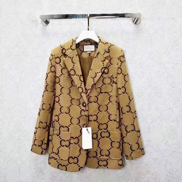 

m01 fashion women suit designer clothes blazer with full letters spring new released, White;black