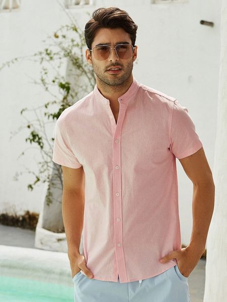 

men solid button up shirt f7sy#, White;black