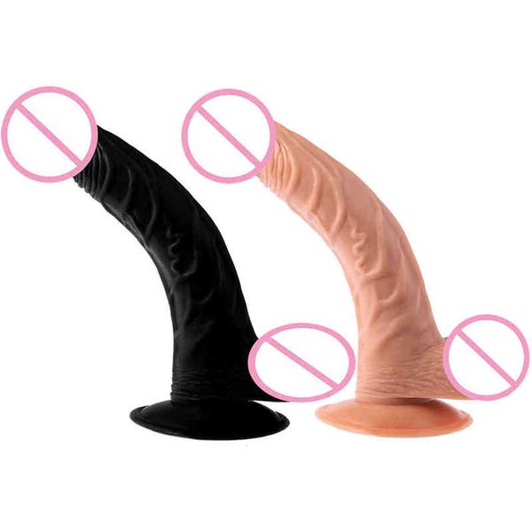 Nxy-Dildos, Vollmond-Machete-Penis, kraftvolle Saugkraft, weibliche Masturbation, manuelles Ziehen und Einführen, Lala, tragende Flirtspielzeuge, 0316