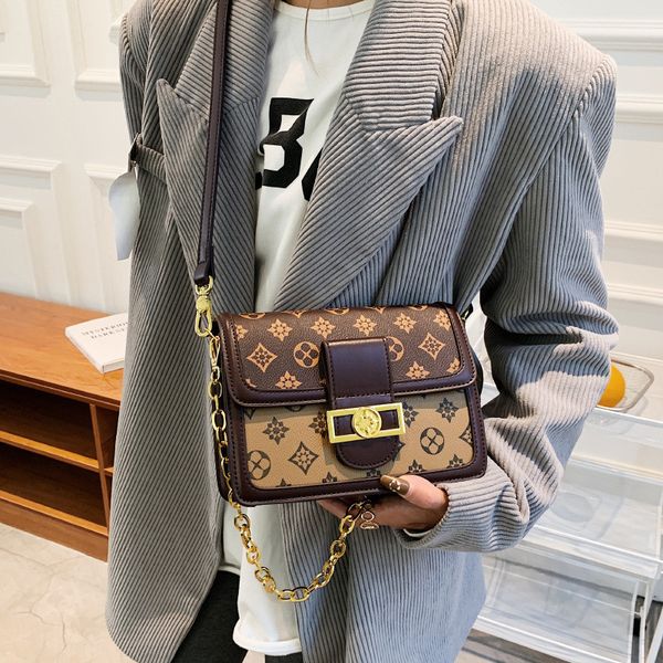 

luxury desiginer bags fashion square pu handbag retro diagonal classic packs versatile atmospheric handbags crossbody shoulder bag wallets p