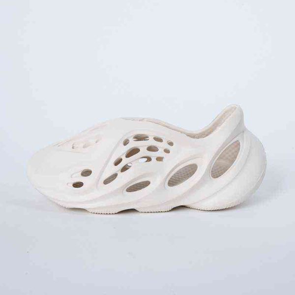 

summer sandal children shoes boy girl youth kid desert sand beach slipper foam runner bone, Black