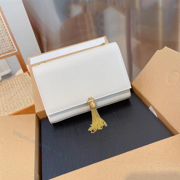 

caviar tassel chain bags messenger handbags shoulder wallets cross body famous designer lady square flap women to2994