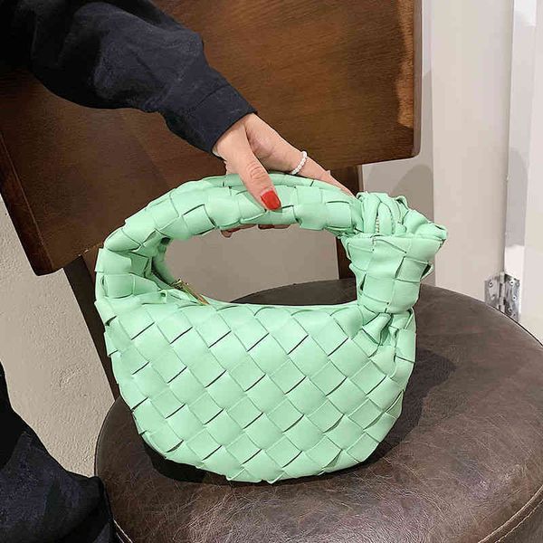 

designer 2023 women luxury bags battegas venetasss french minority bag women fashion woven one shoulder handbag with unique design kcnu