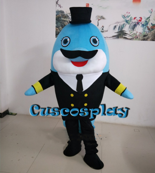 

mascot doll costume for sale ocean animal cartoon mascot costume dolphin whale jellyfish shark suit christmas advertising parade halloween, Red;yellow