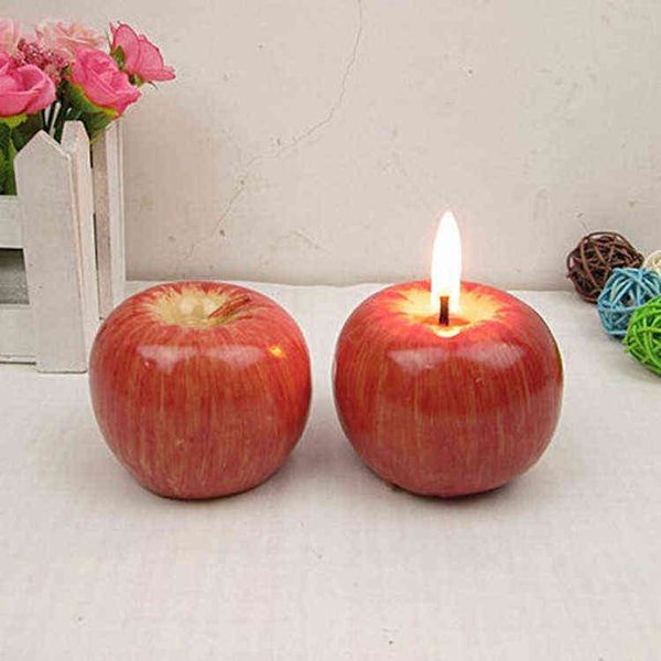 

factory outlet creative christmas eve gift candle fruit christmas decoration