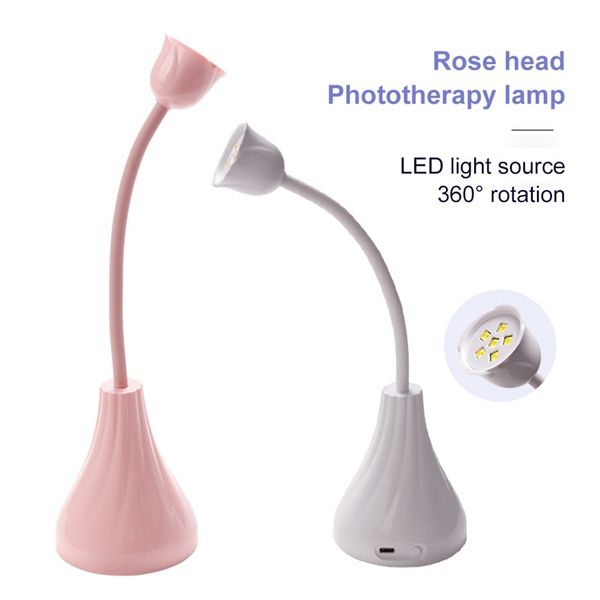 

ly upgraded mini nail led lamp dryer rechargeable uv led fast drying curing polish glue manicure tool 220708