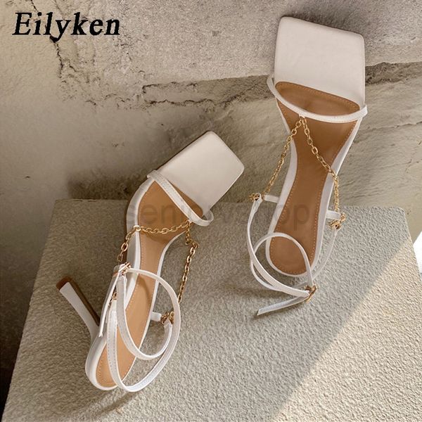 

eilyken 2021 new women sandal thin high heel elegant ladies pumps shoes narrow band summer gladiator sandals shoes size 35-40 srhywioigrji, Black