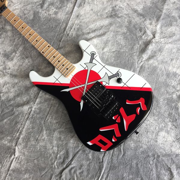 

in stock - custom st electric guitar, floyd rose tremolo system, dual shake guitar