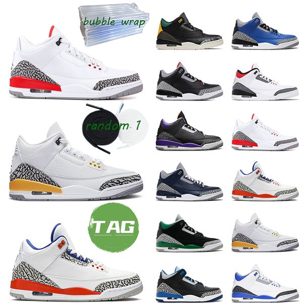 

jumpman 3 men basketball shoes 3s unite sport black cat cool grey true unc pine green varsity royal mens trainer sports sneakers