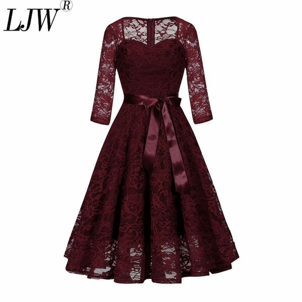 

12-20y lace teenagers girls dress for kid wedding maid of honor princess party pageant christmas formal sleeveless dress clothes 220324, Red;yellow