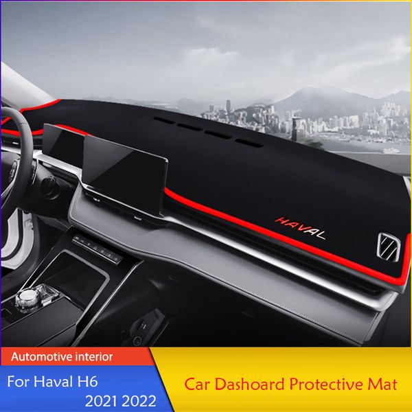 

for haval h6 2021 2022 car dashboard protective mat shade cushion p polyester pad interior mat accessories