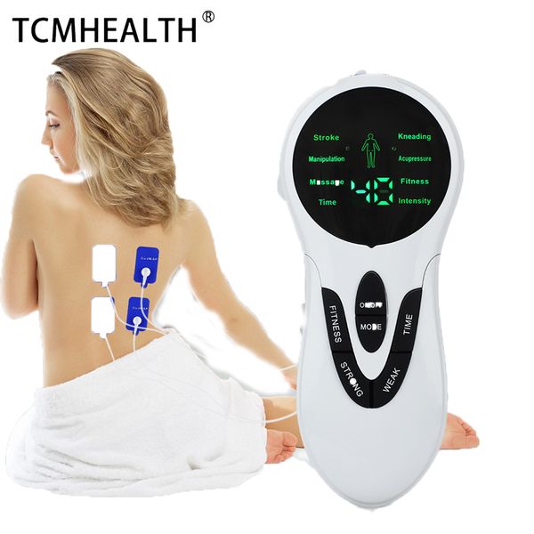 Health Gadgets Multifunktions-Niederfrequenz-Puls-Physiotherapie-Instrument USB-Aufladung Englischer Bildschirm Meridian-Akupunkturpunkt-Patch-Massageinstrument