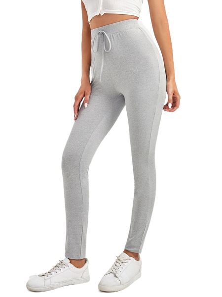 

tall tie front skinny pants a5ro#, Black;white