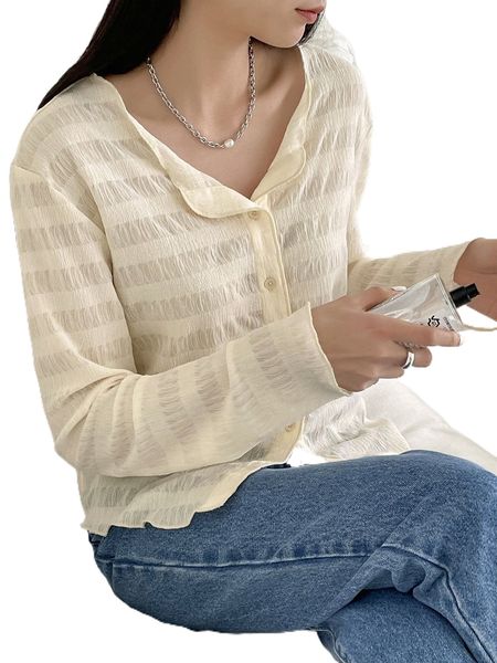 

dazy drop shoulder textured tee 47l6#, White