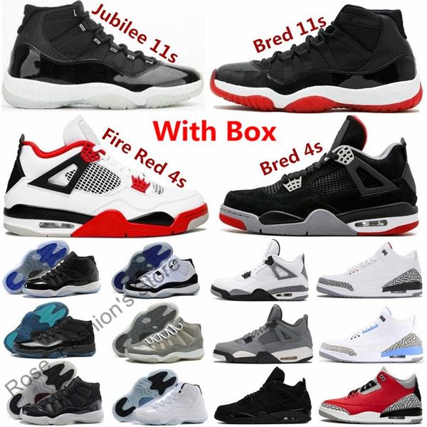

2020 jubilee 25th anniversary 11 men boots shoes fire red 4 sneakers bred 11s gamma blue concord space jam black cat white cement 267e