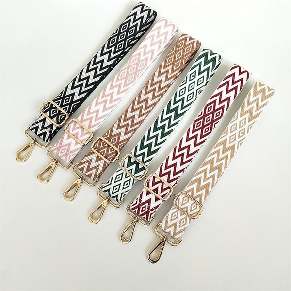 

straps accessories bags wide 3.8cm backpack color replacement shoulder diagonal belts 220713, Black