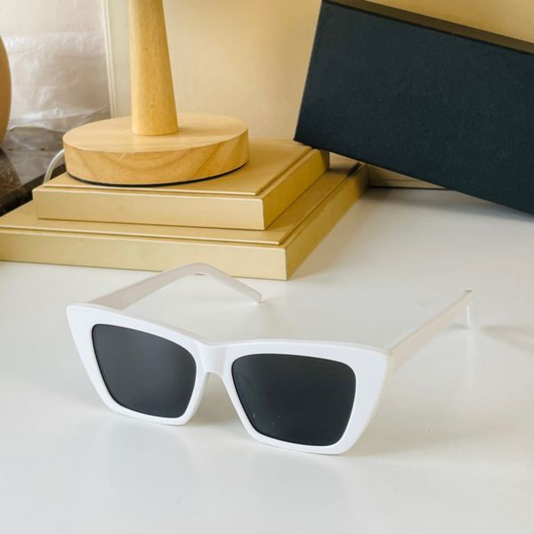 

2022 new trend white sunglasses simple style ins personality wear street shooting sunglasses female cross-border glasses, White;black
