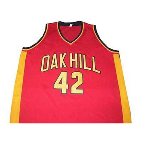 XFLSP 42 Josh Smith Oak Hill Akademisi Retro Basketbol Jersey Erkek Dikişli Özel Herhangi Bir Numara Ad Adseys