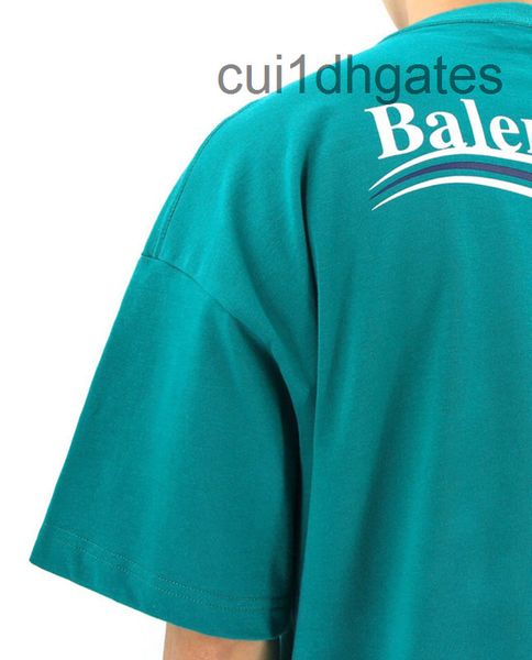 

2022 designer bb t shirt and shirts summer 2022 new women's wear paris t cola wave letter blue short sleeve t- dsgo, White;black