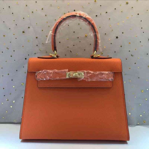 

herme kelys women's bags 2022 palm print versatile shoulder leather