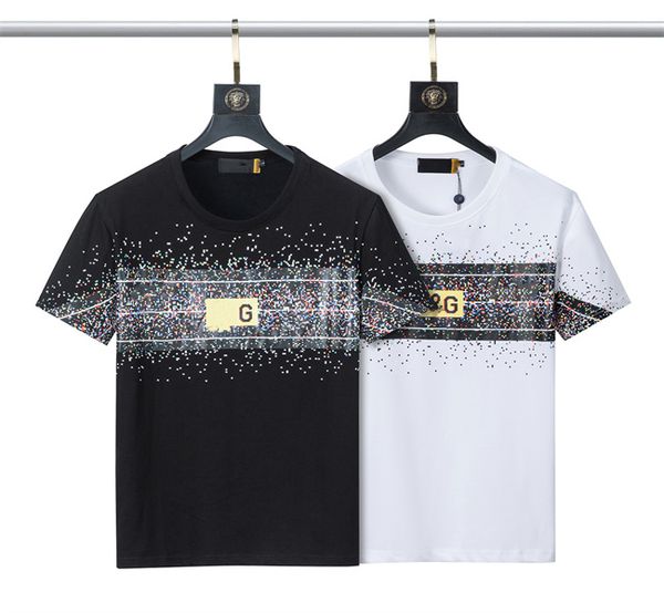 

men's t-shirts designer bags luxury men's wear summer round neck sweat absorbing short sleeves outdoor breathable cotton printe20, White;black
