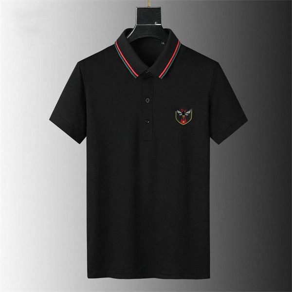 

men's t shirts polo men brand 2022 summer short sleeve casual o-neck stripe gyms fitness bodybuilding t-shirt male slim tees clothing, White;black