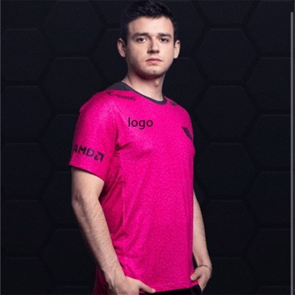 

kaus gaming musim panas seragam lengan pendek tim valorant kru jenis atasan panjang gaya baru cm 220613, White;black