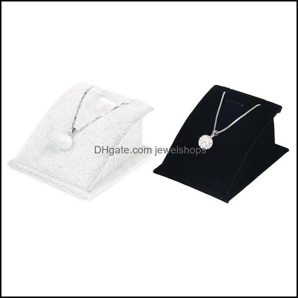 

jewelry pouches bags packaging display pouches elegant veet necklace pendant stand holder tr dhqi4, Pink;blue