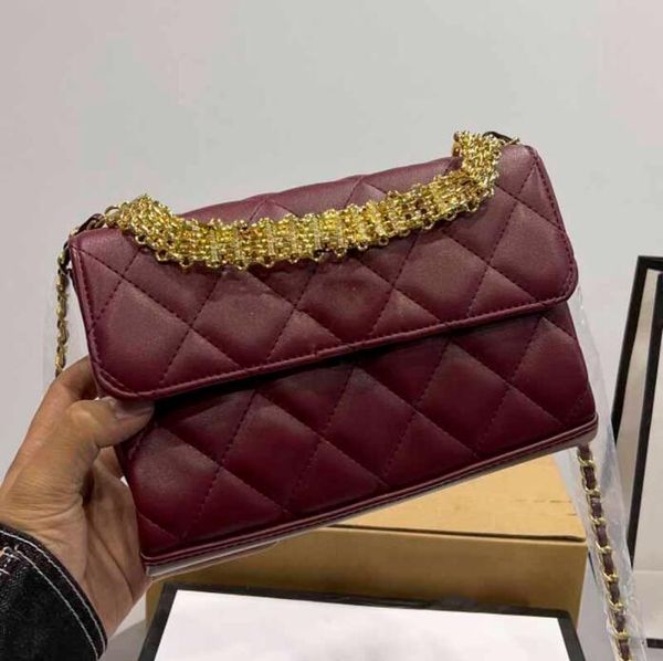 

tz womens ladies glitter designer bags flap genuine leather solid color crossbody bags classic handbag diamond letters handle chains handbag